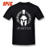 Spartan T Shirt Custom Short Sleeve T-shirt Men Hip Hop Car Styling Big Size Cotton Crewneck Men's Clothes