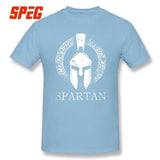 Spartan T Shirt Custom Short Sleeve T-shirt Men Hip Hop Car Styling Big Size Cotton Crewneck Men's Clothes