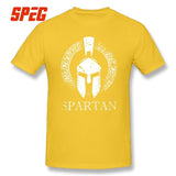 Spartan T Shirt Custom Short Sleeve T-shirt Men Hip Hop Car Styling Big Size Cotton Crewneck Men's Clothes