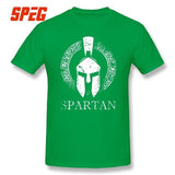Spartan T Shirt Custom Short Sleeve T-shirt Men Hip Hop Car Styling Big Size Cotton Crewneck Men's Clothes