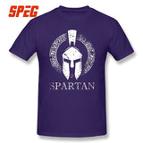 Spartan T Shirt Custom Short Sleeve T-shirt Men Hip Hop Car Styling Big Size Cotton Crewneck Men's Clothes