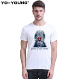 The Big Bang Theory T Shirt This Is My Spot Games Of Thrones Men T-Shirts Casual Digital Printed 100% Cotton